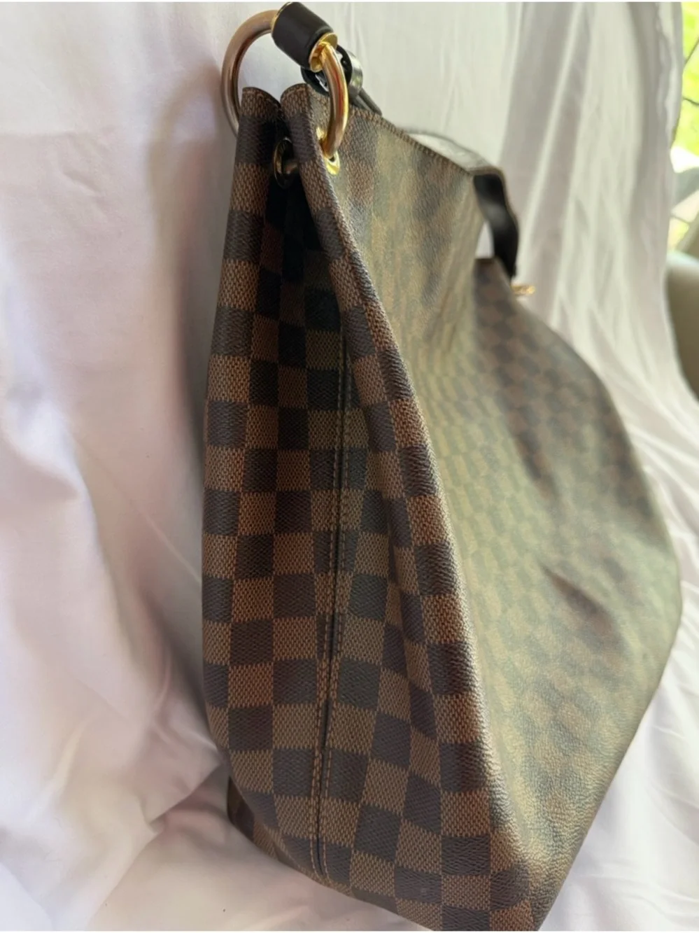 Louis Vuitton Graceful MM Damier Ebene ❤️ w/ Receipt - Picture 4 of 13